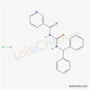 3- 피리딘 카르 복사 미드, N-(((디 페닐 메틸) 아미노) 카르 보닐)-, 모노 히드로 클로라이드