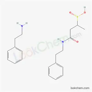 4-옥소-4-((2-페닐에틸)아미노)-2-부탄술핀산 화합물. 벤즈 니탄아민 함유(1:1)