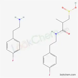 Molecular Structure of 171359-21-0 (2-(4-fluorophenyl)ethanamine, 2-[2-(4-fluorophenyl)ethylcarbamoyl]prop ane-1-sulfinic acid)