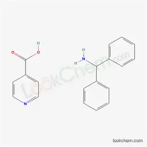 디페닐메탄아민, 피리딘-4-카르복실산