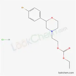 Carbonic acid, 2-(2-(4-bromophenyl)-4-morpholinyl)ethyl ethyl ester, hydrochloride