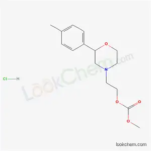 Molecular Structure of 185759-11-9 (Carbonic acid, methyl 2-(2-(4-methylphenyl)-4-morpholinyl)ethyl ester,  hydrochloride)
