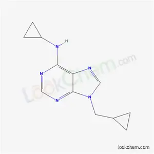 Molecular Structure of 195252-21-2 (N-cyclopropyl-9-(cyclopropylmethyl)-9H-purin-6-amine)