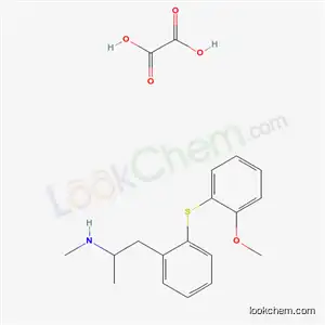 벤젠에탄아민, 2-((2-메톡시페닐)티오)-N,알파-디메틸-, 에탄 디오에이트 (1:1)