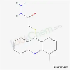 Molecular Structure of 129885-06-9 (2-[(4-methylacridin-9-yl)sulfanyl]acetohydrazide)