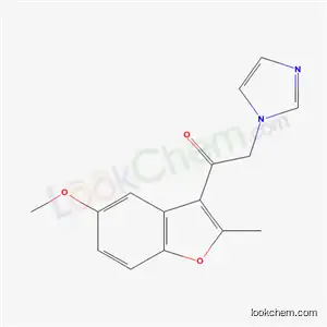 Ethanone, 2-(1H-imidazol-1-yl)-1-(5-methoxy-2-methyl-3-benzofuranyl)-