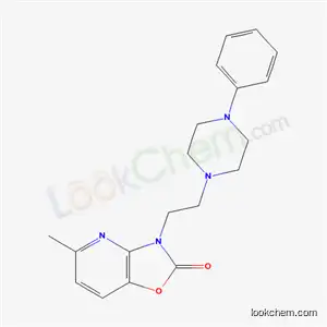 Molecular Structure of 134337-07-8 (5-methyl-3-[2-(4-phenylpiperazin-1-yl)ethyl][1,3]oxazolo[4,5-b]pyridin-2(3H)-one)