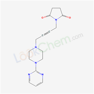 1-(4-(4-(2-Pyrimidinyl)-1-piperazinyl)-2-butynyl)-2,5-pyrrolidinedione