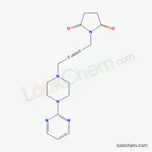 Molecular Structure of 135705-03-2 (1-(4-(4-(2-Pyrimidinyl)-1-piperazinyl)-2-butynyl)-2,5-pyrrolidinedione)