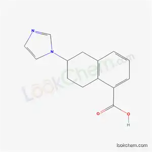 Molecular Structure of 135922-33-7 (6-(1H-imidazol-1-yl)-5,6,7,8-tetrahydronaphthalene-1-carboxylic acid)