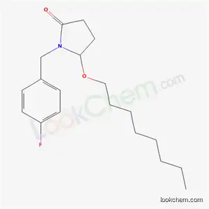 Molecular Structure of 136410-42-9 (1-(4-fluorobenzyl)-5-(octyloxy)pyrrolidin-2-one)