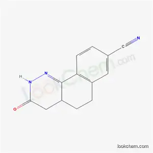 (+-)-8-Cyano-4,4a,5,6-tetrahydrobenzo(h)cinnolin-3(2H)-one