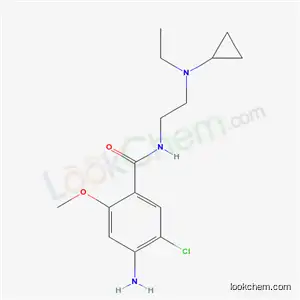 벤즈아미드, 4-아미노-5-클로로-N-(2-(시클로프로필에틸아미노)에틸)-2-메톡시-