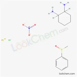 클로로(1,2-시클로헥산디아민-N,N')((메틸술피닐)벤젠-S)백금(I)