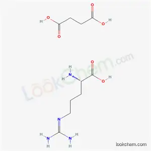 (2S)-2-아미노-5-(디아미노메틸리덴아미노)펜탄산, 부탄디오익산