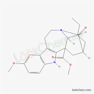 Molecular Structure of 3306-59-0 (Methyl 12-methoxy-19-oxoibogamine-18-carboxylate)