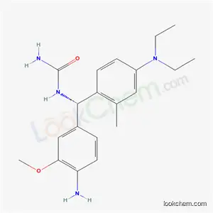 N-[(4-아미노-3-메톡시페닐)[4-(디에틸아미노)-2-메틸페닐]메틸]우레아
