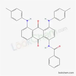 Molecular Structure of 43095-70-1 (N-[4,5-bis[(4-methylphenyl)amino]-9,10-dioxo-anthracen-1-yl]benzamide)