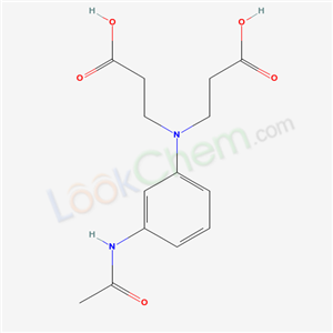 3-[3-acetamido-N-(2-carboxyethyl)anilino]propanoic acid