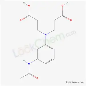 Molecular Structure of 71519-99-8 (N-[3-(Acetylamino)phenyl]-N-(2-carboxyethyl)-β-alanine)
