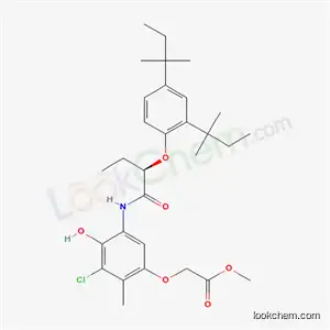 3-クロロ-4-ヒドロキシ-2-メチル-5-[2-(2,4-ジ-tert-ペンチルフェノキシ)ブチリルアミノ]フェノキシ酢酸メチル