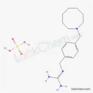 Guanidine, (4-(hexahydro-1(2H)-azocinylmethyl)benzyl)-, sulfate