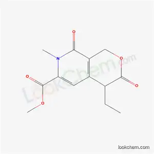 Molecular Structure of 43083-91-6 (methyl 4-ethyl-7-methyl-3,8-dioxo-3,4,7,8-tetrahydro-1H-pyrano[3,4-c]pyridine-6-carboxylate)