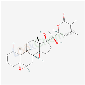 (17S,22R)-5,6β-Epoxy-14,17,20,22-tetrahydroxy-1-oxo-5β-ergosta-2,24-dien-26-oic acid δ-lactone