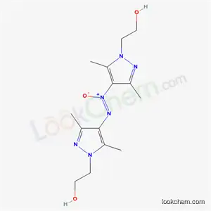 Molecular Structure of 7171-68-8 (2-(4-{(Z)-[1-(2-hydroxyethyl)-3,5-dimethyl-1H-pyrazol-4-yl]-NNO-azoxy}-3,5-dimethyl-1H-pyrazol-1-yl)ethanol)