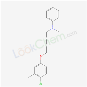 N-[4-(4-chloro-3-methyl-phenoxy)but-2-ynyl]-N-methyl-aniline cas  54185-93-2