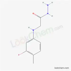 Molecular Structure of 2554-15-6 (2-[(3-fluoro-4-methylphenyl)amino]acetohydrazide (non-preferred name))