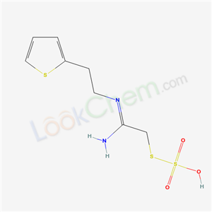 2-[2-[(1-amino-2-sulfosulfanyl-ethylidene)amino]ethyl]thiophene cas  13338-53-9