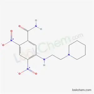 2,4-Dinitro-5-(2-piperidin-1-ylethylamino)benzamide
