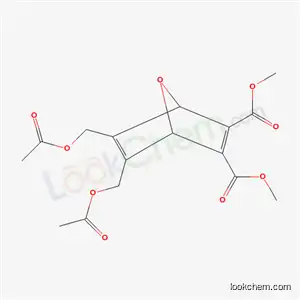 Molecular Structure of 71388-52-8 (dimethyl 5,6-bis[(acetyloxy)methyl]-7-oxabicyclo[2.2.1]hepta-2,5-diene-2,3-dicarboxylate)