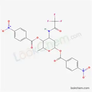 [6-Methyl-5-(4-nitrobenzoyl)oxy-4-[(2,2,2-trifluoroacetyl)amino]oxan-2-yl] 4-nitrobenzoate