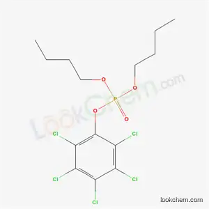 Molecular Structure of 1440-94-4 (dibutyl pentachlorophenyl phosphate)