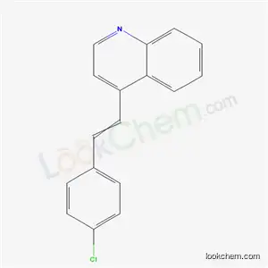 Molecular Structure of 4594-89-2 (4-(4-Chlorostyryl)quinoline)