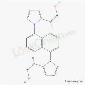 Molecular Structure of 53414-03-2 ([naphthalene-1,5-diylbis(1H-pyrrole-1,2-diyl)]bis(N-hydroxymethanimine))