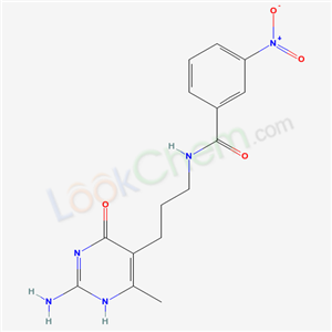 N-[3-(2-amino-4-methyl-6-oxo-3H-pyrimidin-5-yl)propyl]-3-nitro-benzamide cas  17399-40-5