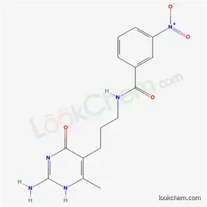 N-[3-(2-amino-6-methyl-4-oxo-1,4-dihydropyrimidin-5-yl)propyl]-3-nitrobenzamide