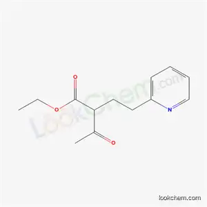 Molecular Structure of 92041-81-1 (ethyl 3-oxo-2-[2-(pyridin-2-yl)ethyl]butanoate)