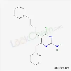 Molecular Structure of 2257-72-9 (4-benzyl-6-chloro-5-(4-phenylbutyl)pyrimidin-2-amine)