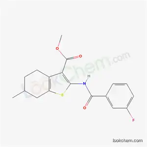 Methyl 2-[(3-fluorobenzoyl)amino]-6-methyl-4,5,6,7-tetrahydro-1-benzothiophene-3-carboxylate