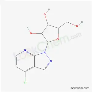 4-chloro-1-pentofuranosyl-1H-pyrazolo[3,4-b]pyridine