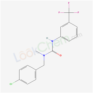 1-[(4-chlorophenyl)methyl]-1-methyl-3-[3-(trifluoromethyl)phenyl]urea cas  13571-40-9