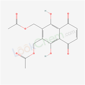 [3-(acetyloxymethyl)-1,4-dihydroxy-5,8-dioxo-naphthalen-2-yl]methyl acetate cas  57999-02-7