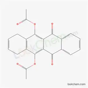 Molecular Structure of 58976-90-2 (6,11-dioxo-1,4,6,11-tetrahydrotetracene-5,12-diyl diacetate)