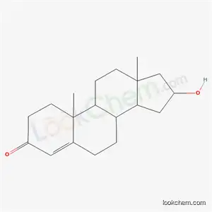 Molecular Structure of 17908-58-6 (16-hydroxyandrost-4-en-3-one)