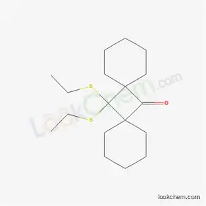 Molecular Structure of 69131-34-6 (14,14-Bis(ethylthio)dispiro[5.1.5.1]tetradecan-7-one)