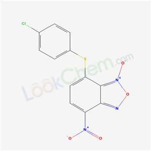 2-(4-chlorophenyl)sulfanyl-5-nitro-9-oxido-8-oxa-7-aza-9-azoniabicyclo[4.3.0]nona-2,4,6,9-tetraene cas  53619-49-1